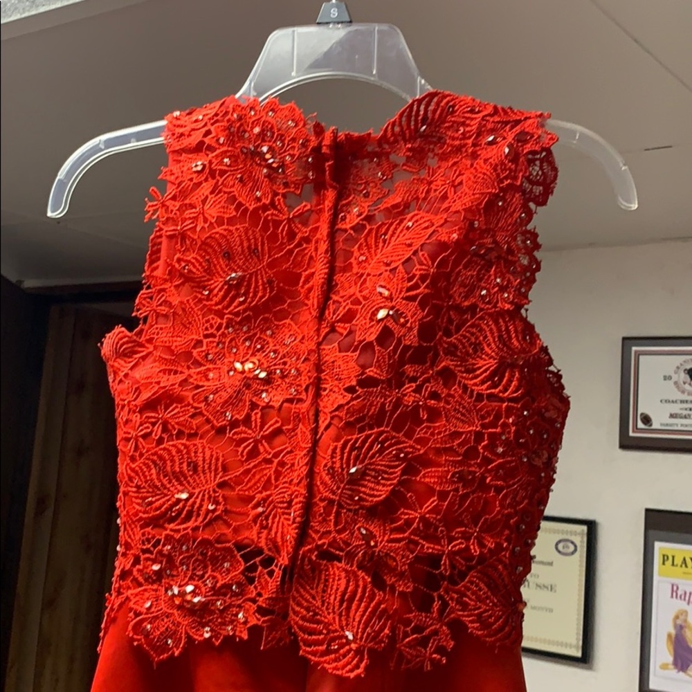 Red dress